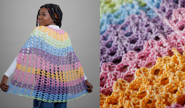 Colorful Crochet Dream Cape with Ashlee Elle and Sara Delaney