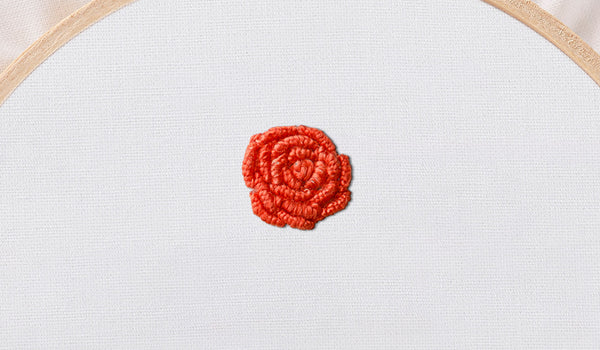 Embroidery 101: How to Embroider Bullion Rose Stitch