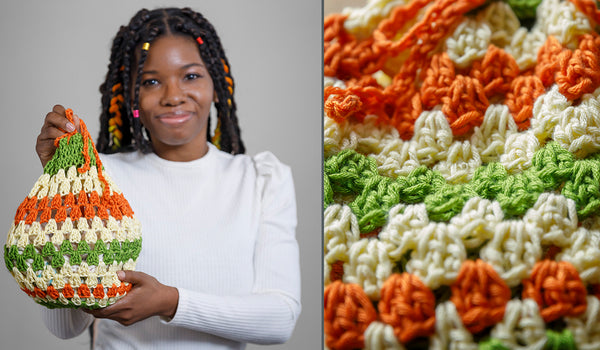 Colorful Crochet Drawstring Bag with Ashlee Elle and Sara Delaney