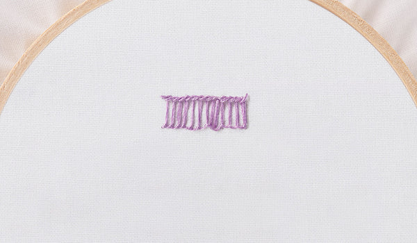 Embroidery 101: How to Embroider a Ladder Stitch