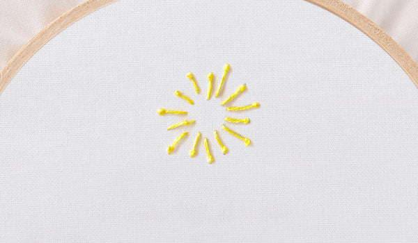 Embroidery 101: How to Embroider A Pistil Stitch