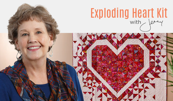 Make an "Exploding Hearts" Quilt with Jenny Doan of Missouri Star