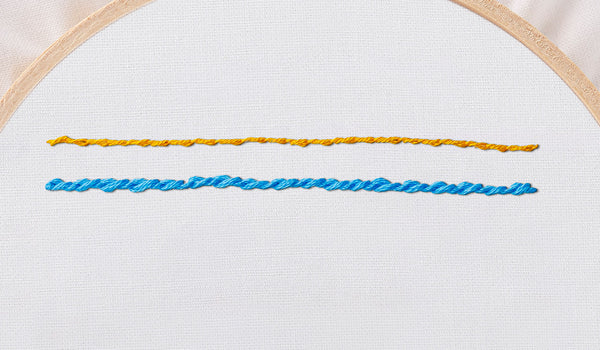 Embroidery 101: How to Embroider Twisted Chain Stitch