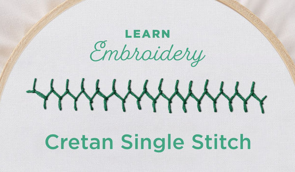 Embroidery 101: How to Embroider the Feather/Cretan Stitch