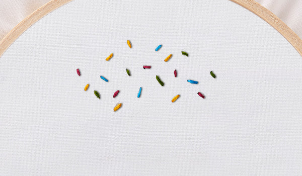 Embroidery 101: How to Embroider Seed Stitch