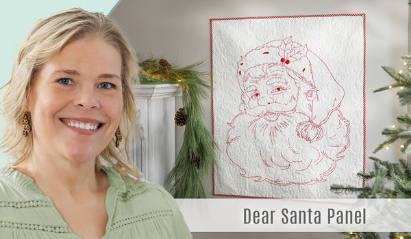 Embroidery 101: Dear Santa Panel