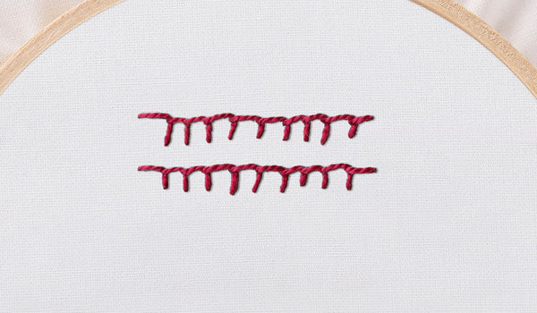 Embroidery 101: How to Embroider Buttonhole Stitch