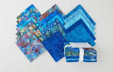 Shop precuts and yardage from Jason Yenter's Calypso III Fabric Collection while supplies last.