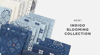 Moda Indigo Blooming Fabric Collection by Debbie Maddy