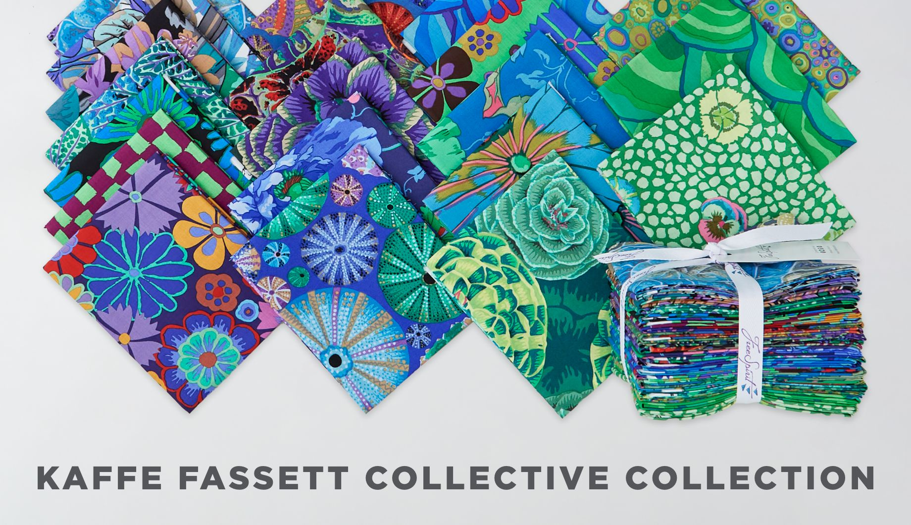 Shop precuts and yardage from the Kaffe Fassett Collective August 2024 fabric collection while supplies last.