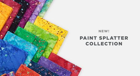 Paint Splatter Fabric Collection