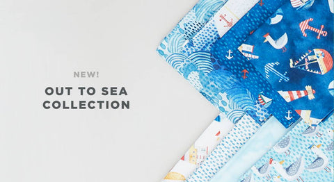 Browse the Out to Sea Fabric Collection from Northcott fabrics here.