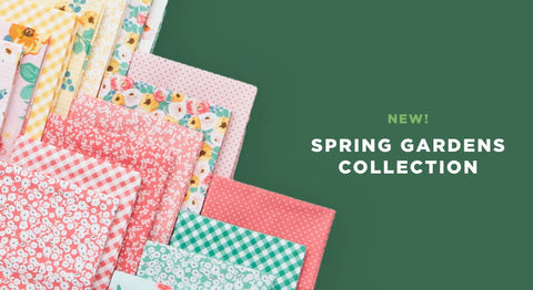 Great prices on the Spring Gardens fabric collection from Riley Blake designs.