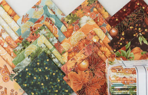 Sweet Pumpkin Spice Fabric Collection