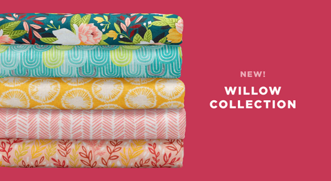 Shop the Willow Fabric Collection by Whistler studios while supplies last.