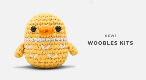 Shop our exclusive Chuck the Duck Wooble and other adorable Wooble Crochet kits here!