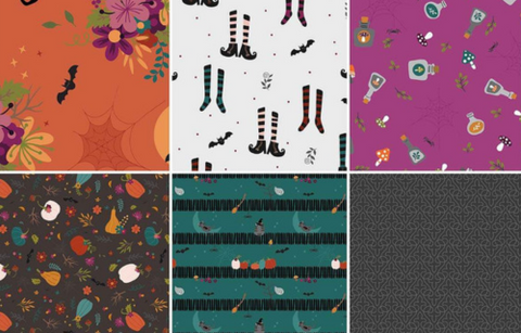 shop pretty prints from the Little Witch fabric collection while supplies last.