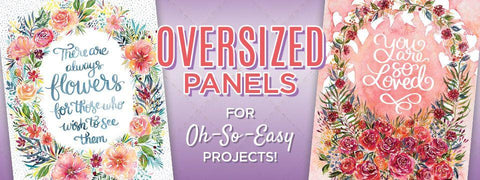 oversized quilt panel