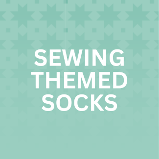 shop our selection of sewing themed socks here.