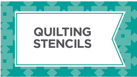 Quilting Stencils Basic Pantograph 5 Pack for Machine Quilting 