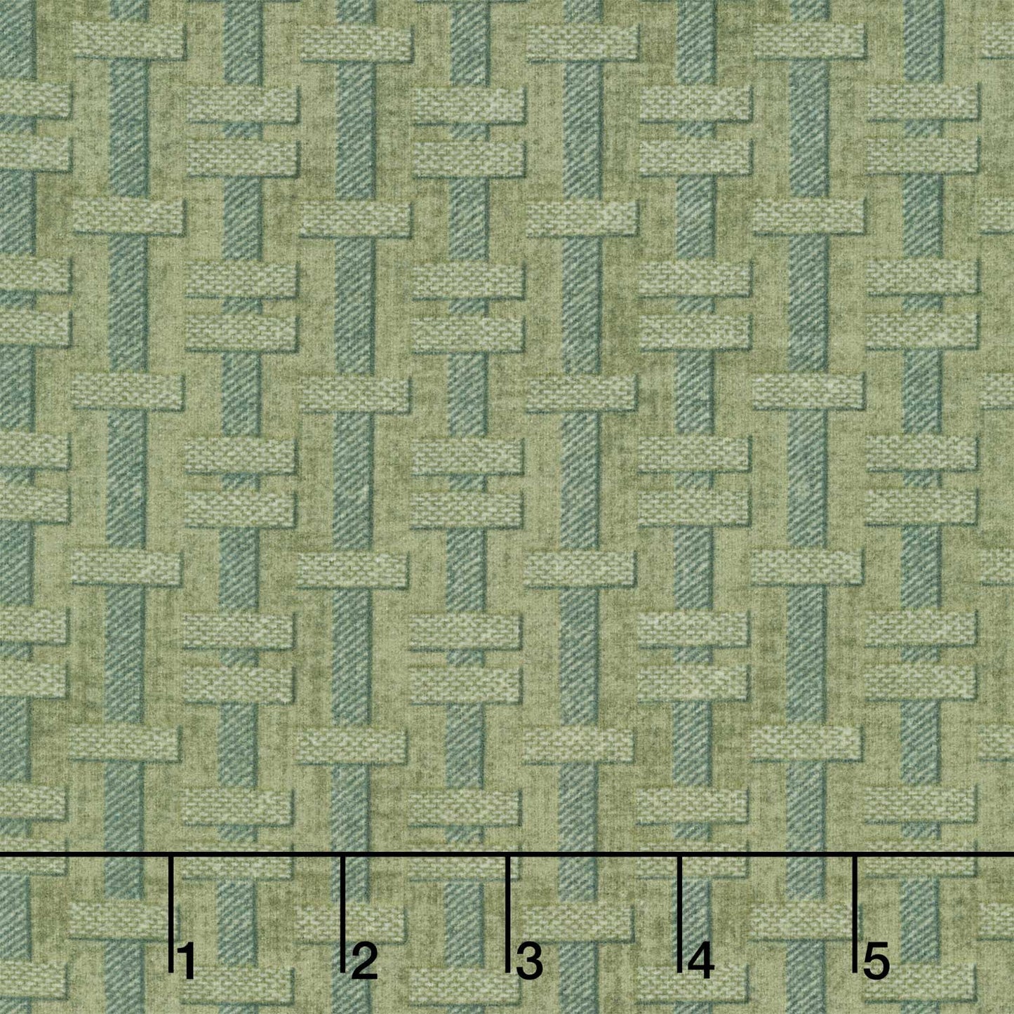 Where the Wind Blows - Domino Plaid Green Flannel Yardage