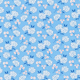 Garden Party (Windham) - Sweetheart Bouquet Blue Yardage Primary Image