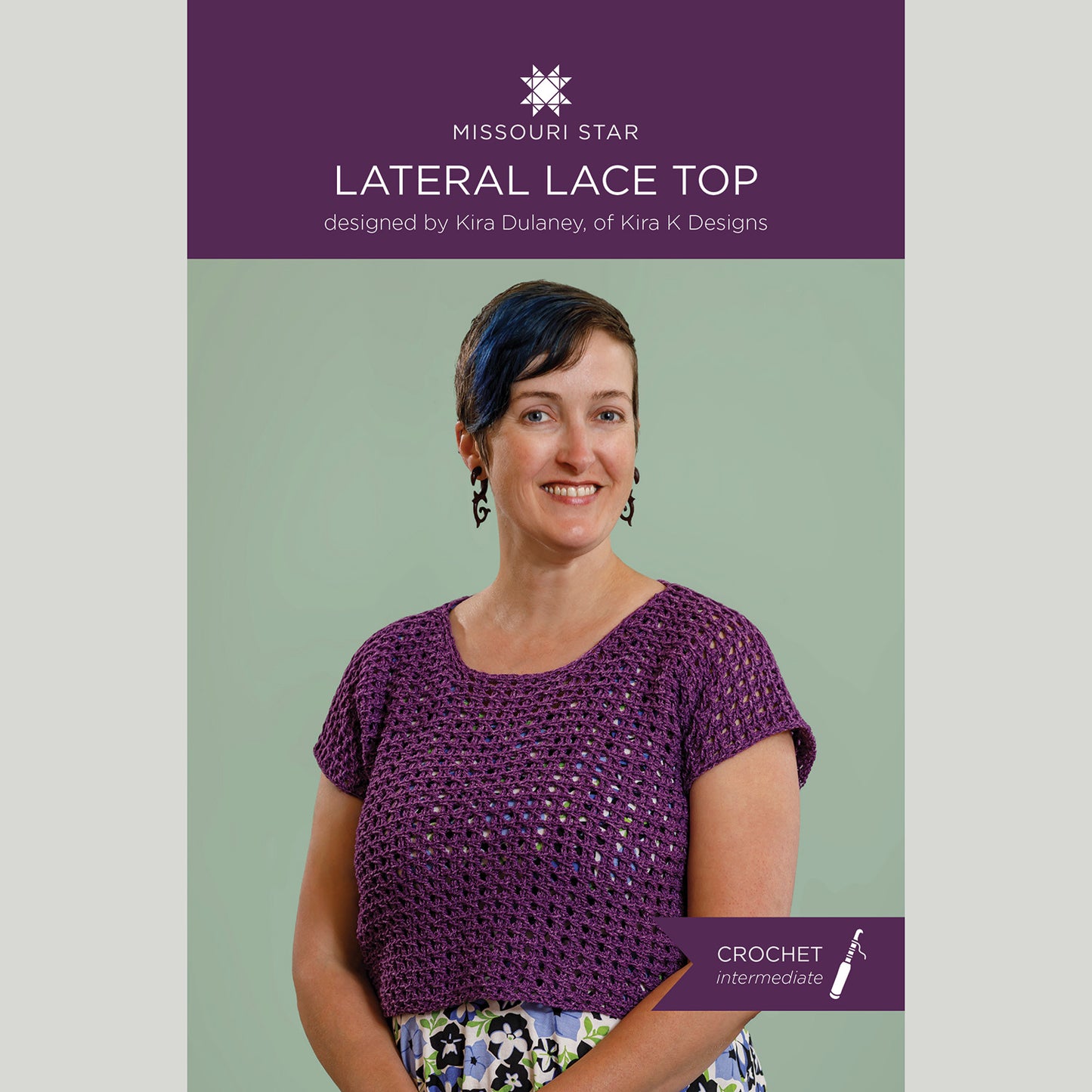 Lateral Lace Top Crochet Kit - Size, Cropped 3XL/4XL, Long XL/2XL Alternative View #2