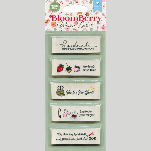 Minki Kim BloomBerry Woven Labels