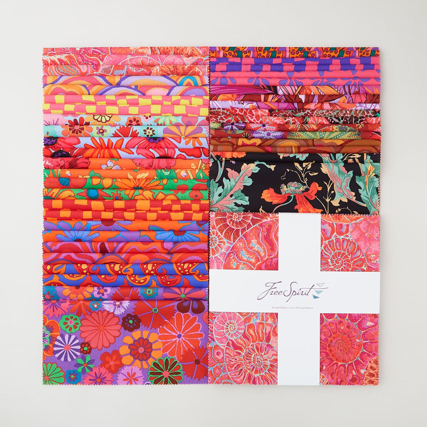 Kaffe Fassett Collective - August 2024 - Hot Colorway10" Squares Primary Image