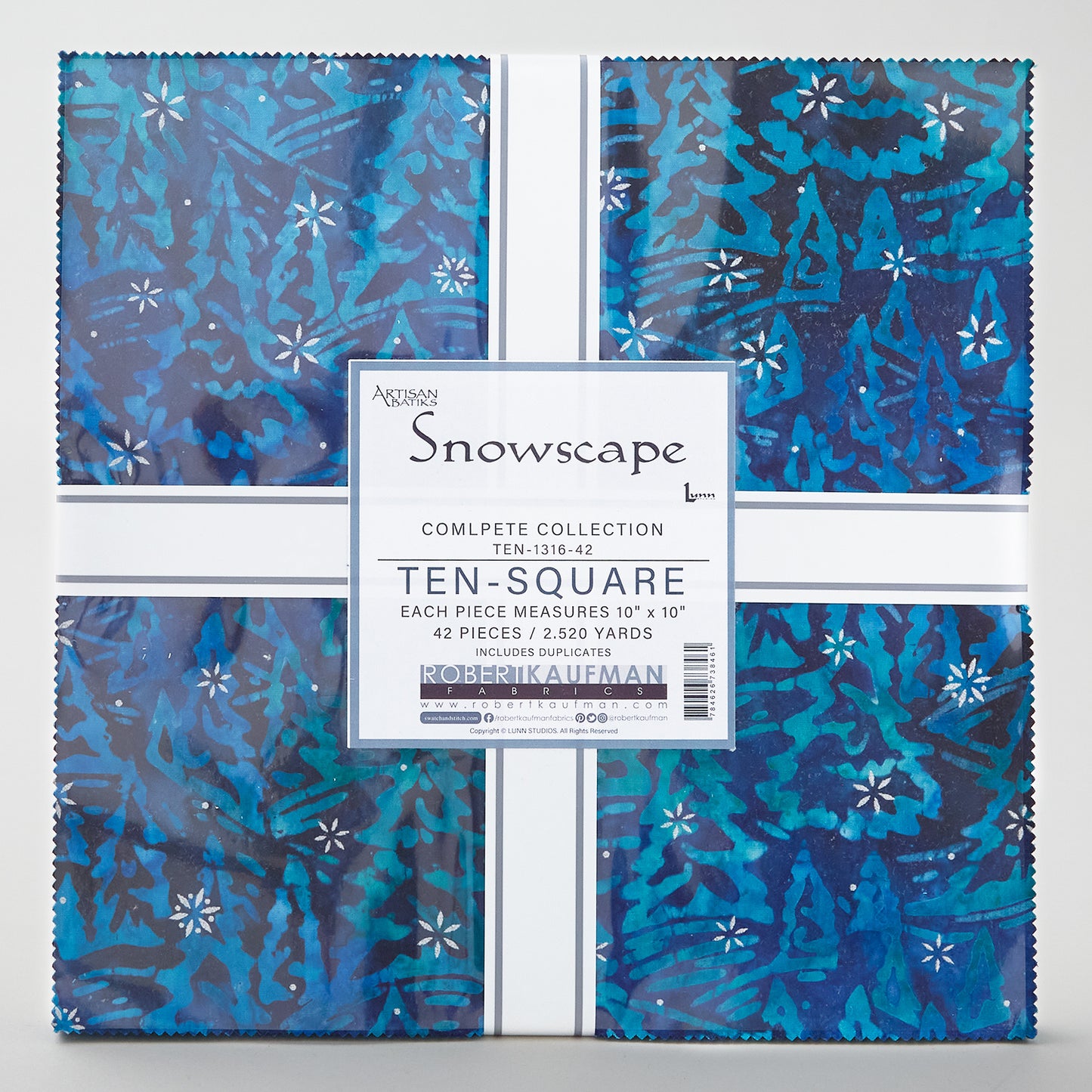Artisan Batiks - Snowscape - Ten Squares Alternative View #1