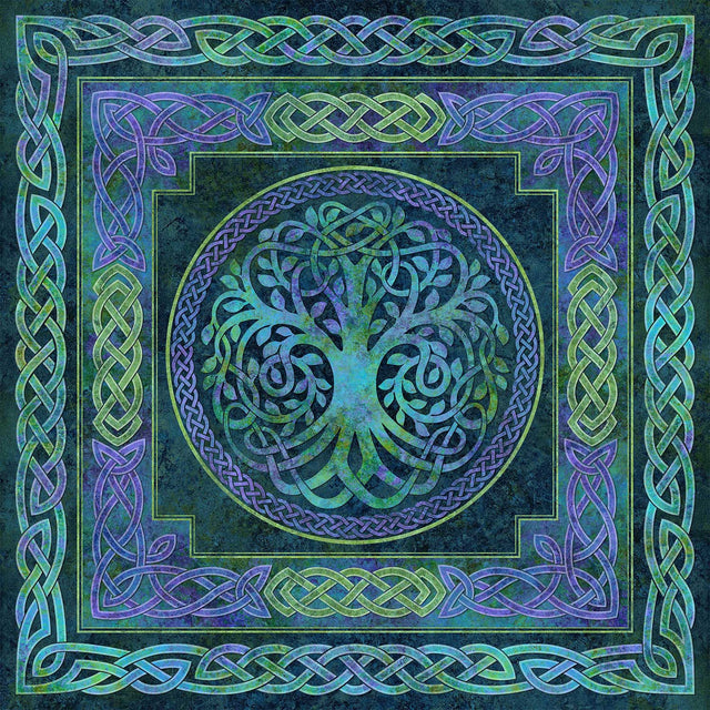 Stonehenge - Celtic Roots Celtic Panel Navy Multi Panel