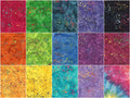 Paint Splatter Batiks 2.0 10" Squares