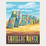 Route 66 (Riley Blake) - Cadillac Ranch Multi Panel Primary Image