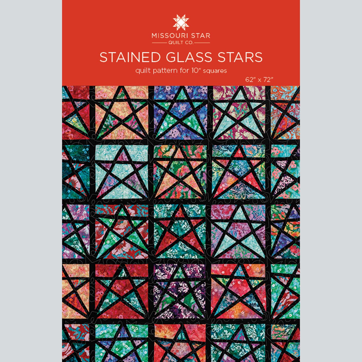 Jenny's Stained Glass Stars Quilt Pattern by Missouri Star