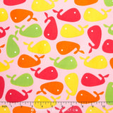 Urban Zoologie - Garden Whale Pink Yardage