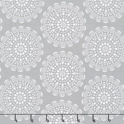 Daisy Days - Doily Gray Yardage