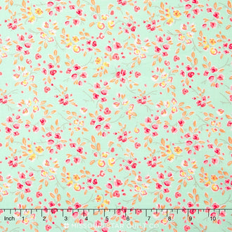 Chatsworth - Bloom Mint Yardage