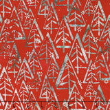 Artisan Batiks - Noel 5 Mod Trees Holiday Metallic Yardage