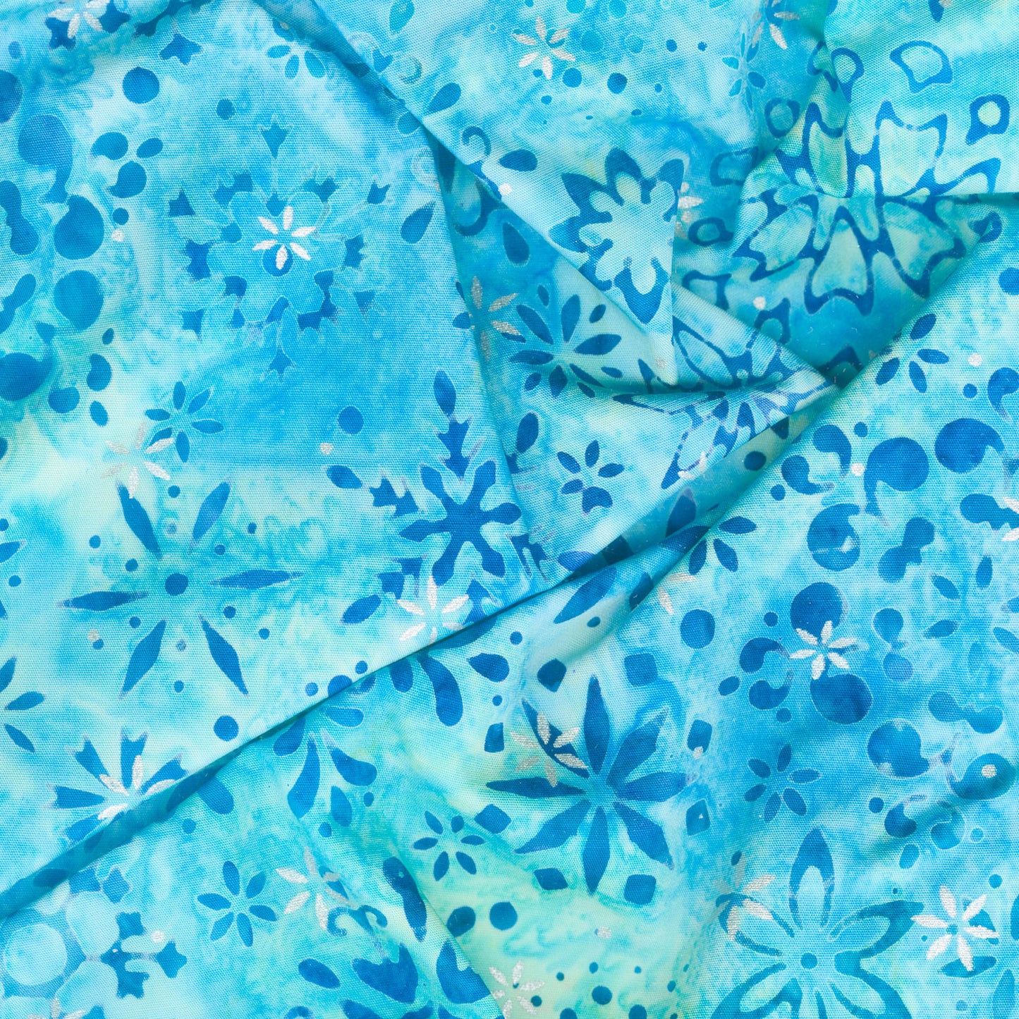 Artisan Batiks - Snowscape - Snowflakes Capri Yardage Alternative View #1