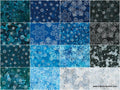 Artisan Batiks - Noel 4 Metallic Ten Squares