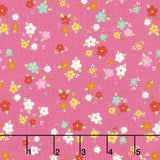 Bloom Where You're Planted - Floral Pink Yardage