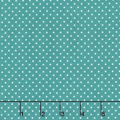 Swiss Dot - Swiss Dot Teal Yardage