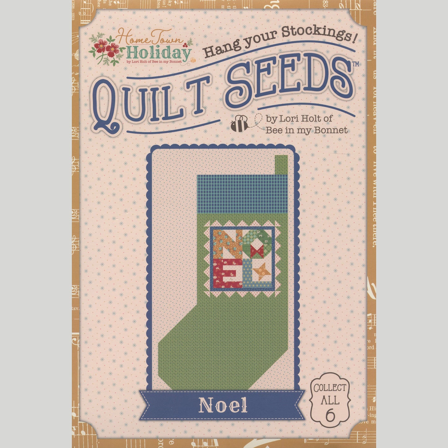 Lori Holt Home Town Holiday Quilt Seeds Quilt Pattern - Noel No. 3 Primary Image