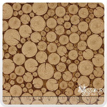 Camp-A-Lot - Firewood Chocolate Yardage