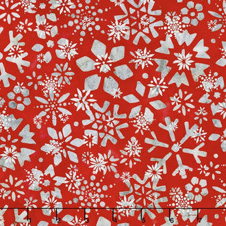 Artisan Batiks - Noel 5 Sparkling Snowflakes Holiday Metallic Yardage