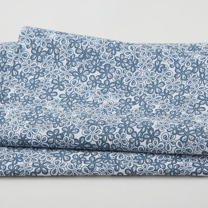 Melange Favorites - Floral Blue 2 Yard Cut