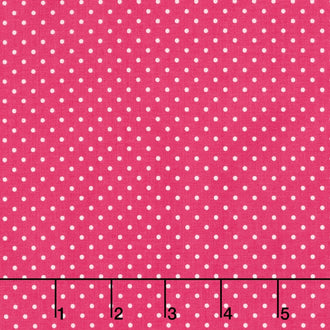 Swiss Dot - Swiss Dot Raspberry Yardage