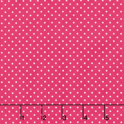 Swiss Dot - Swiss Dot Raspberry Yardage