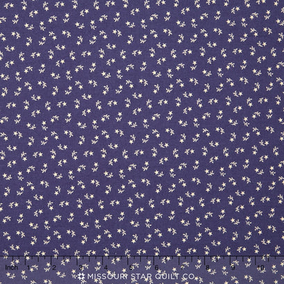 Let Freedom Ring - Star Sprigs Navy Yardage