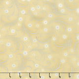 Winter's Grandeur 6 - Champagne Sparkles Champagne Metallic Yardage